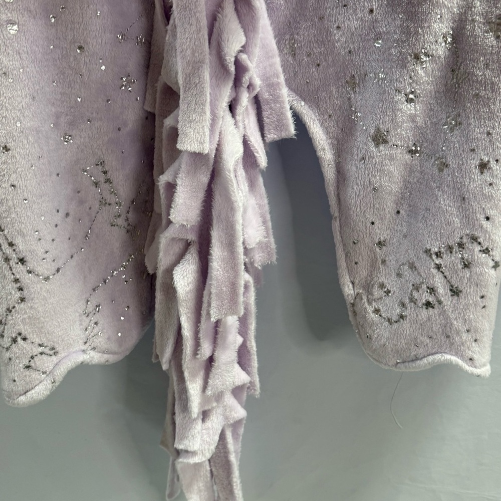 Nicole Miller Kids Wearable Unicorn Blanket Wrap Hooded Pockets Tail Lavender - Picture 6 of 8